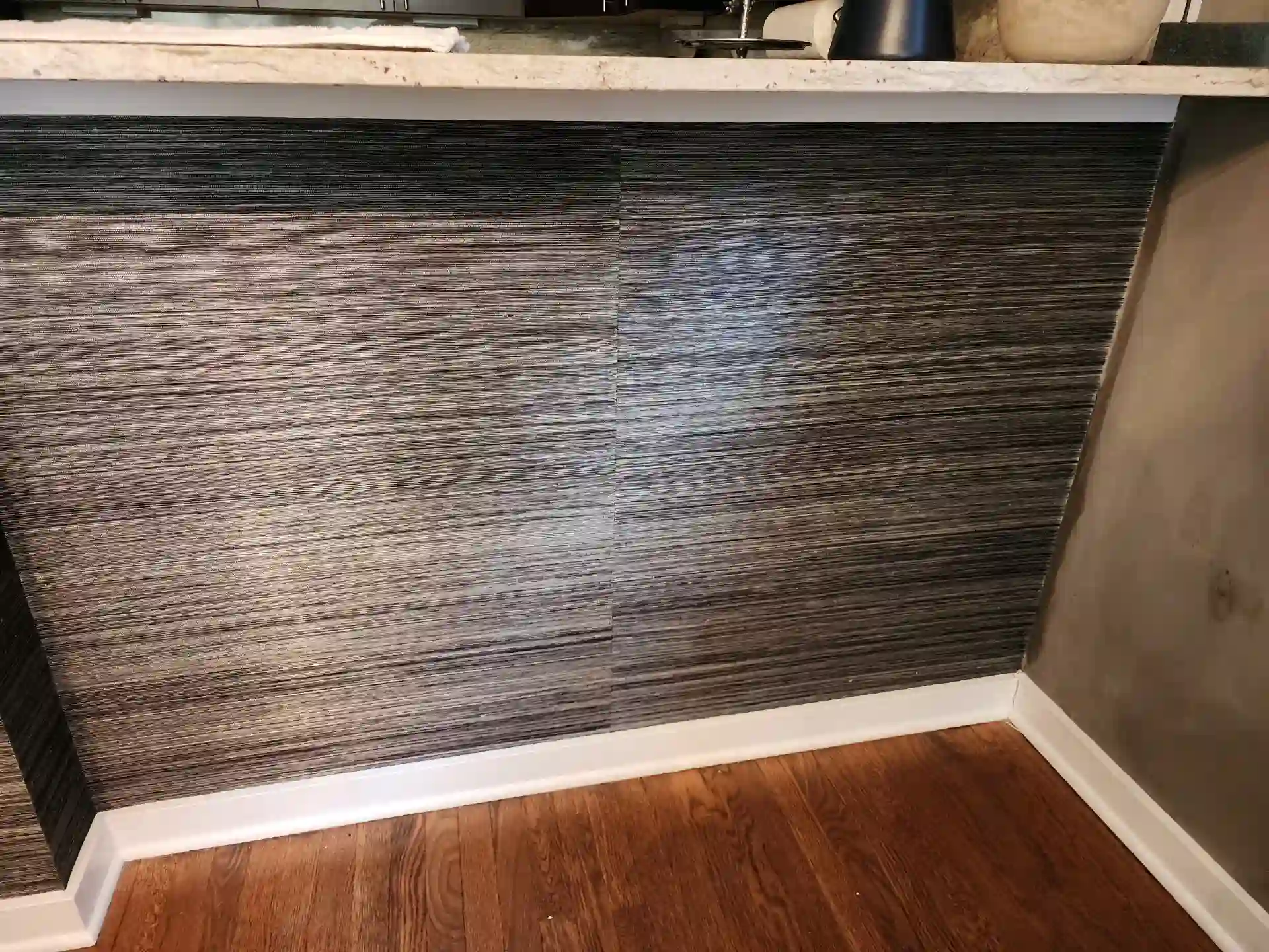 Residential wallpaper accent wall in Memorial, Houston