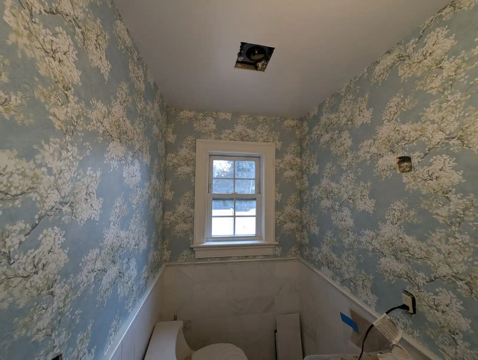 Commercial vinyl wallpaper office in West University Place